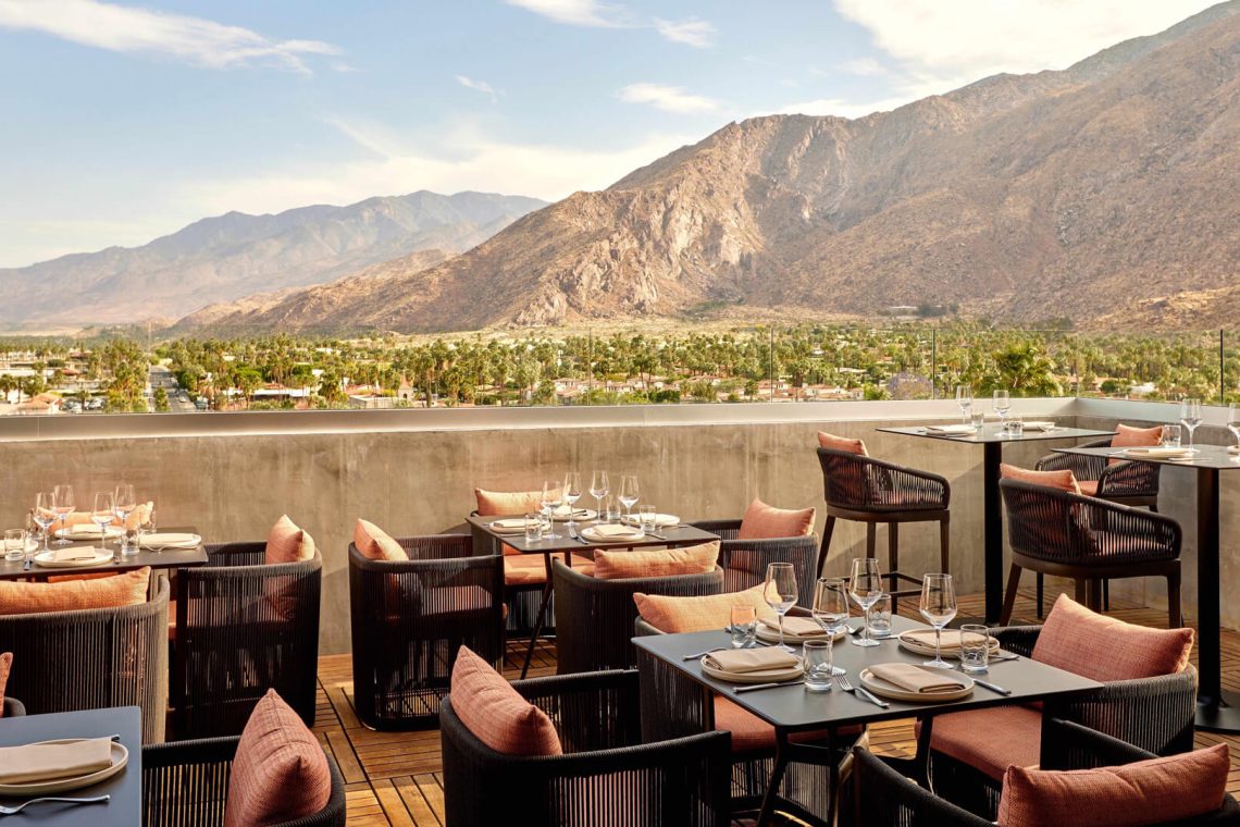 Découvrez la première expérience culinaire sur le toit à Palm Springs