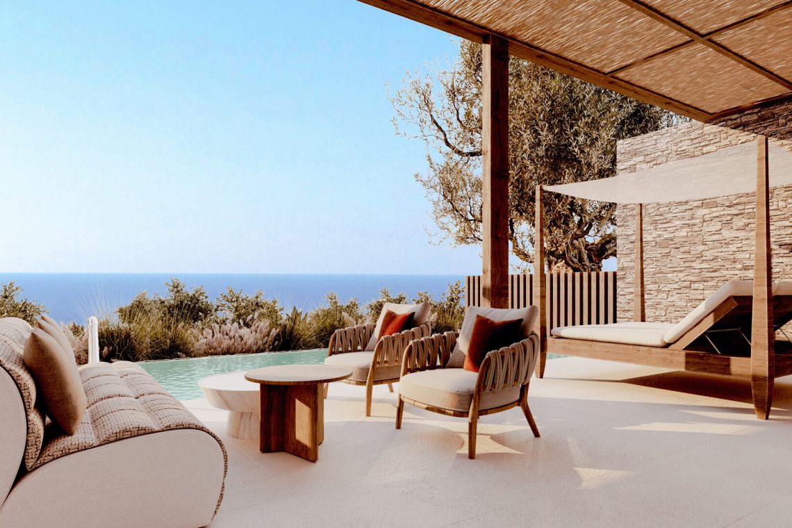 La sophistication méditerranéenne rencontre la tranquillité de l'égane à Vione Paros