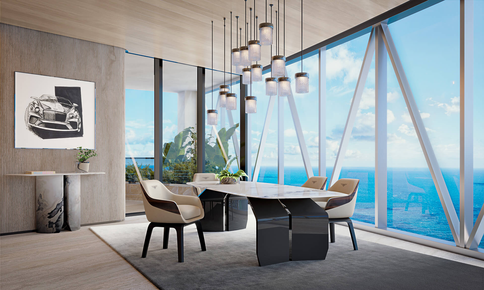 Présentation des nouvelles résidences de Bentley 30 millions de livres sterling Miami Penthouse