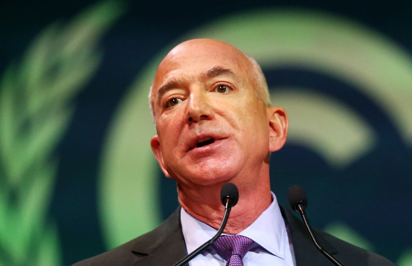 He started working on the software for a website and launched Amazon shortly afterward.