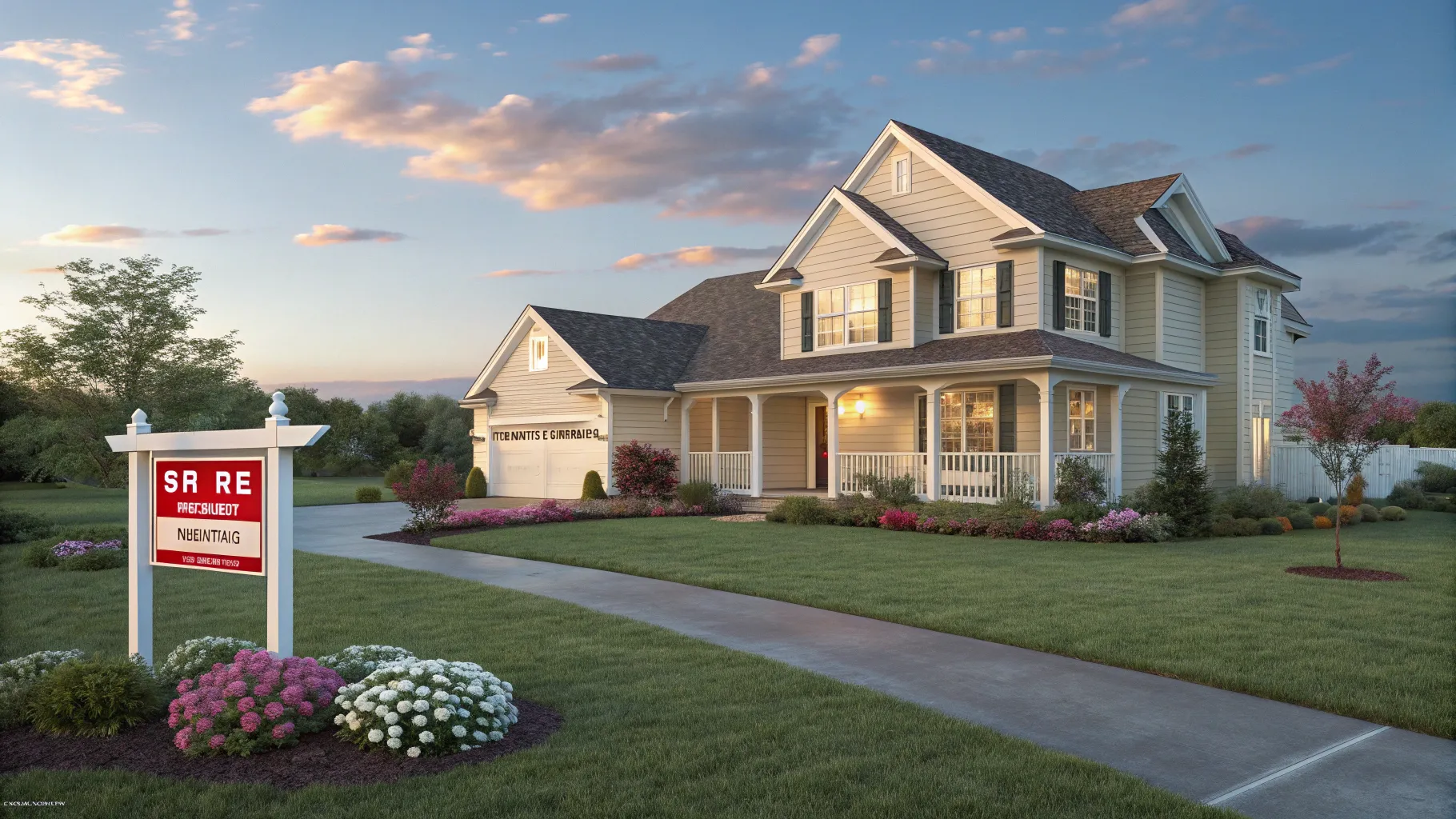 home prices inflation lag