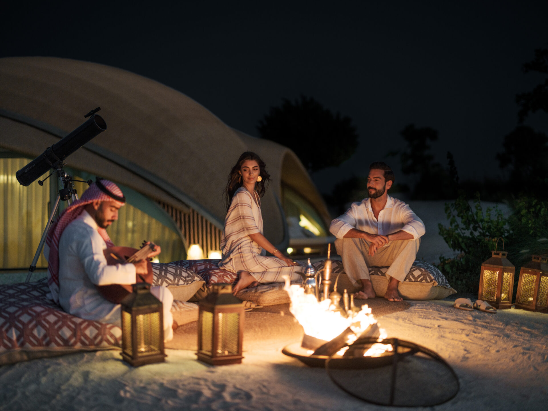 Expérience d'observation des étoiles sur une île privée en Arabie Saoudite