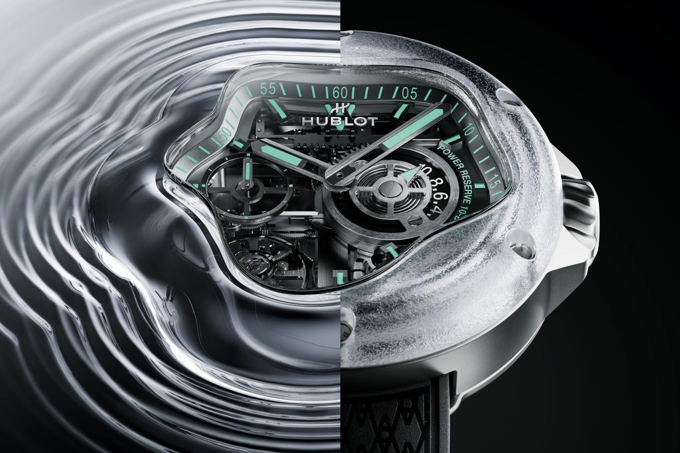 Hublot apporte un design fluide avec Arsham Splash
