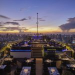 Dîner sur le toit du Banyan Tree Bangkok