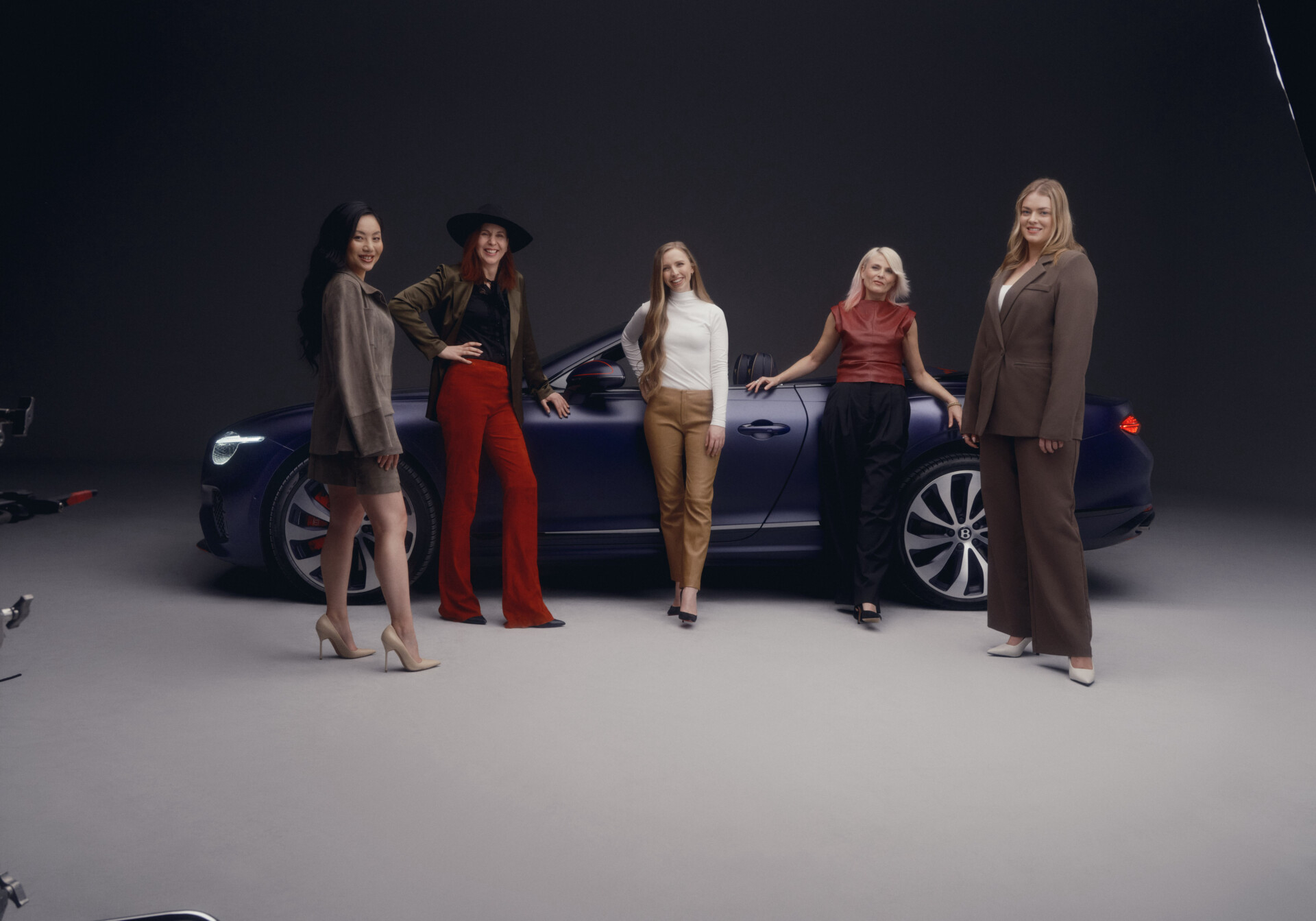 Les femmes qui ont composé la Bentley Continental GTC unique