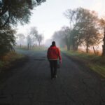 man taking a morning walk; founders do before breakfast