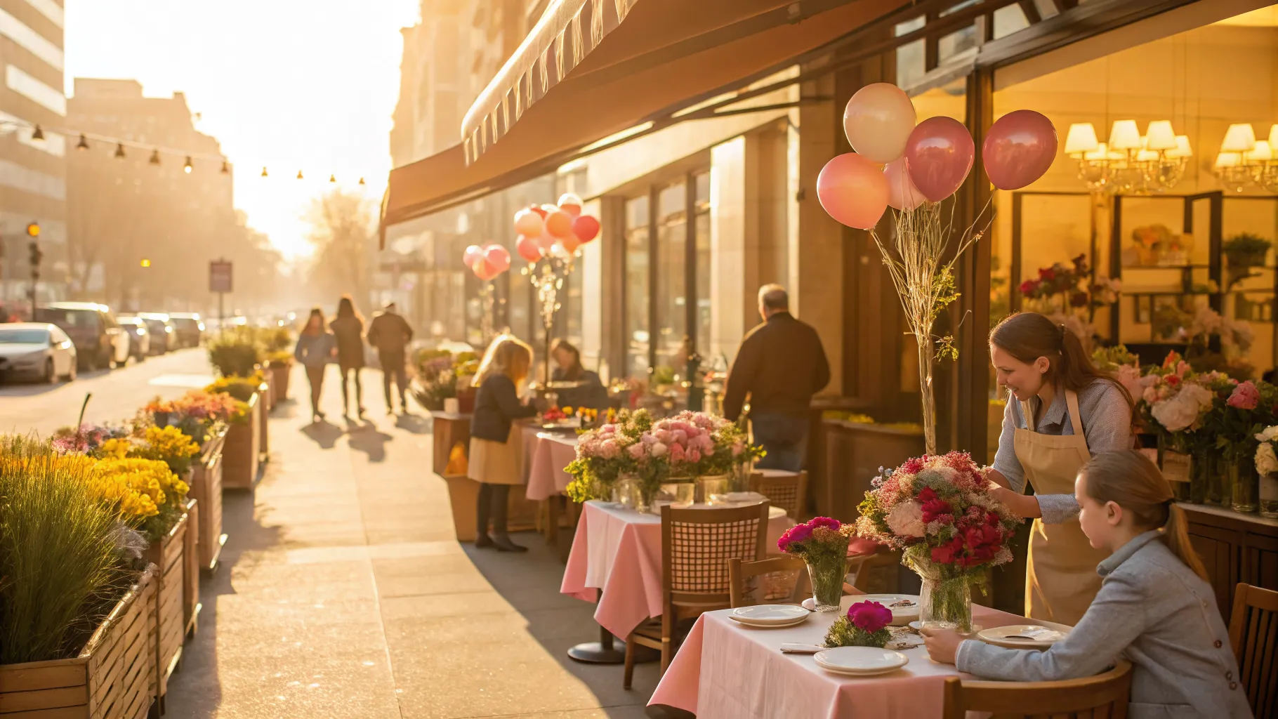 mothers day spending lifts restaurants florists