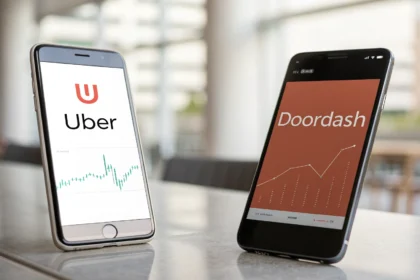 uber doordash shares decline