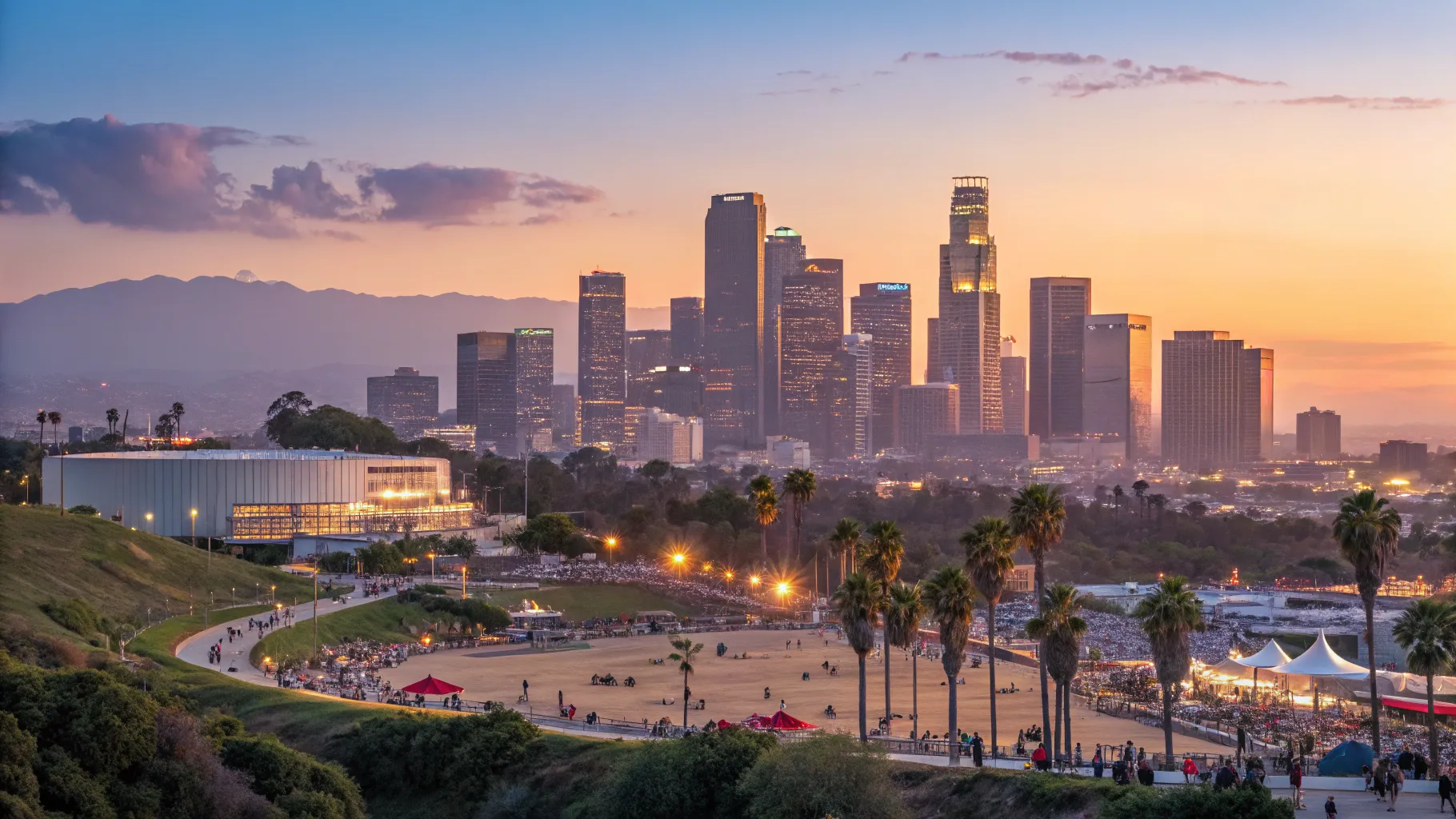 los angeles olympic games support