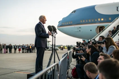 official praises enthusiastic crowd before flight