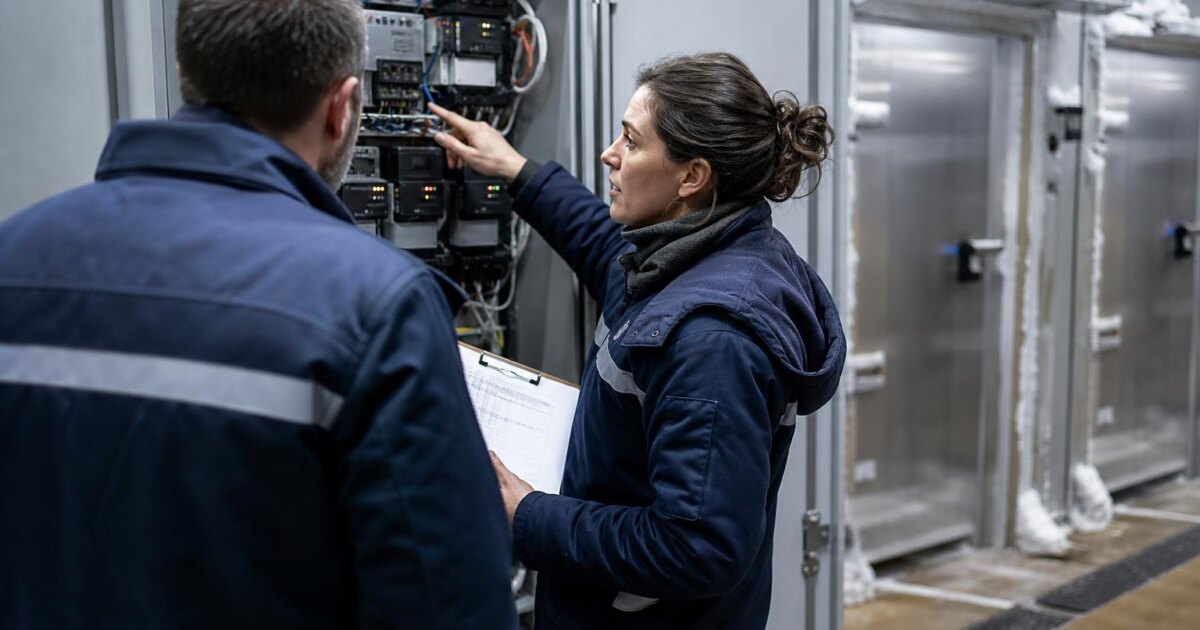 Contrôleur de froid dans une chambre froide, enjeu de cybersécurité industrielle PME après les attaques d'octobre 2026