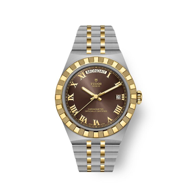 Montre Tudor Royal 40 mm acier et or jaune